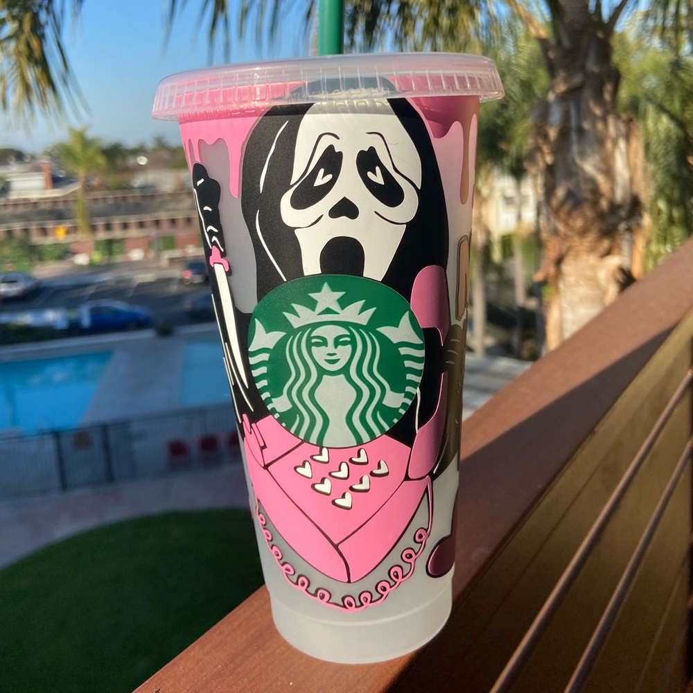 COPY - NEW WITH TAGS customized Starbucks scream tumbler